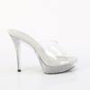 Fabulicious - ATHENA501 Mules with heel - White/Transparent Product image